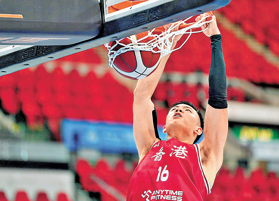 ●主將楊博文希望憑主場優勢晉身八強。 香港文匯報記者郭正謙  攝