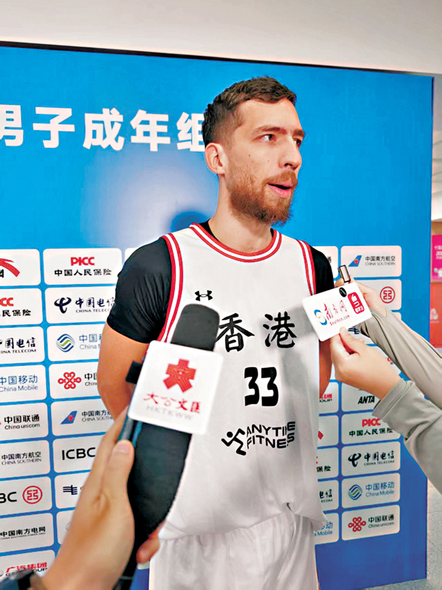 ●惠龍兒指港隊防守有待提升。 香港文匯報記者帥誠  攝