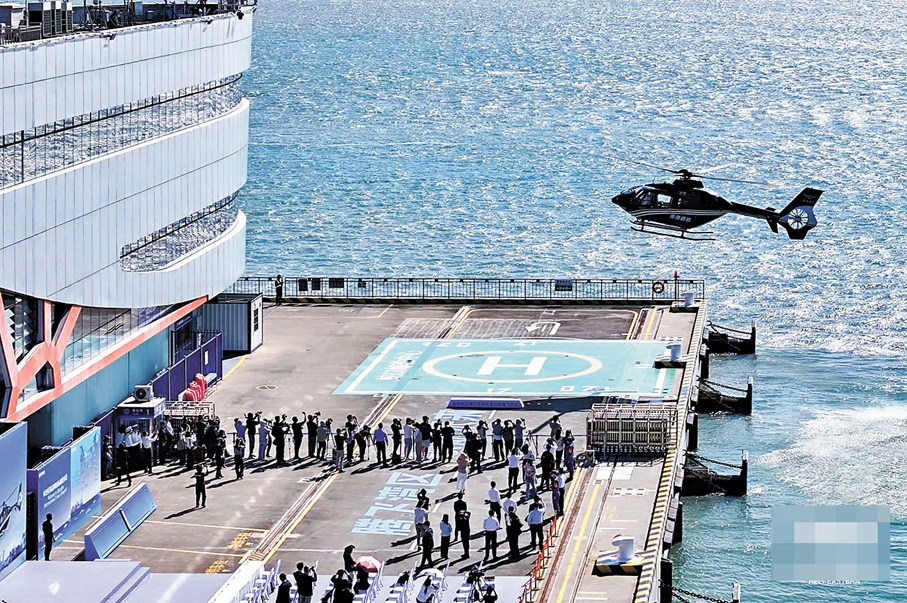 ●深圳國際郵輪母港成為全國首個「海空一體」複合型口岸樞紐。 香港文匯報深圳傳真