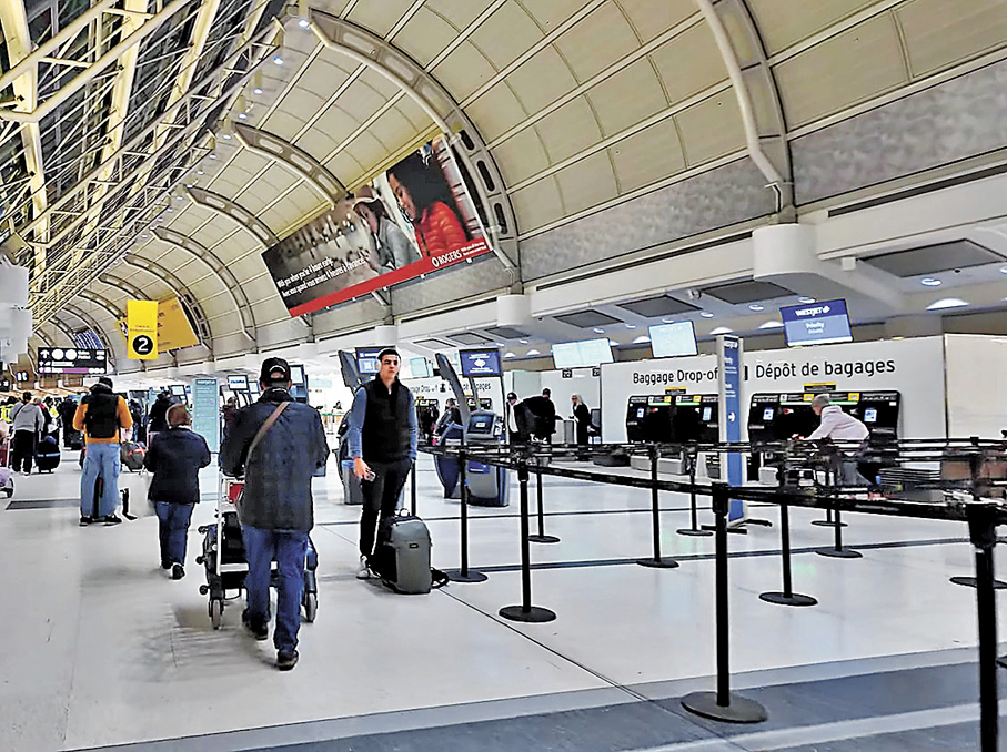 ●加拿大人旅遊意慾強，但大多不選擇美國。    成小智 攝