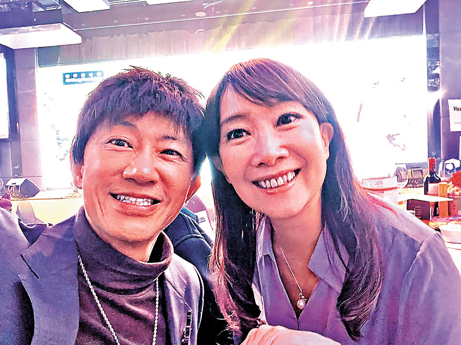 ●筆者與陳美齡小姐合影。作者供圖