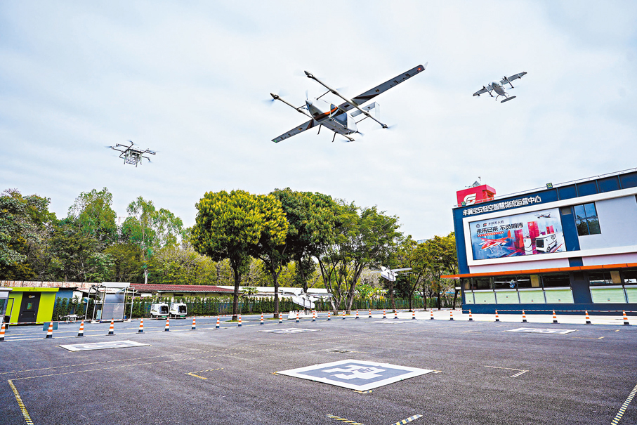●豐翼在大灣區有兩百多台無人機。