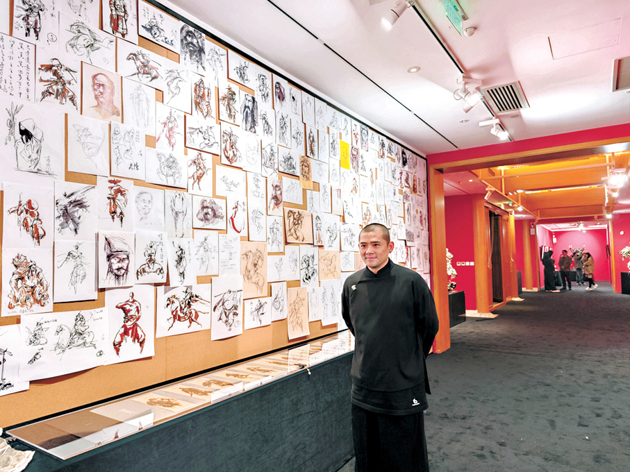 「武墨」任哲雕塑展北京舉行 以俠情雕塑傳播東方文化 - 香港文匯報