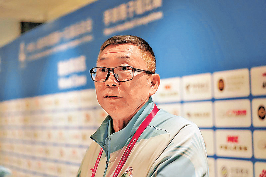 ●中國香港手球總會主席何仲浩。香港文匯報記者郭正謙  攝