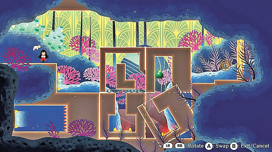 ●Lily在夢境世界遇上大量解謎難題。