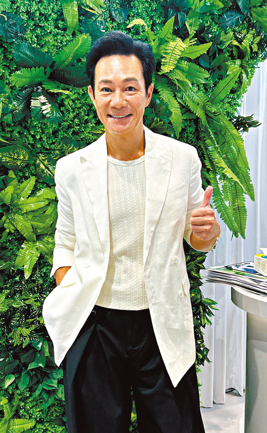 ●張兆輝自言每次有新品都會親自做「白老鼠」。  香港文匯報記者子棠 攝