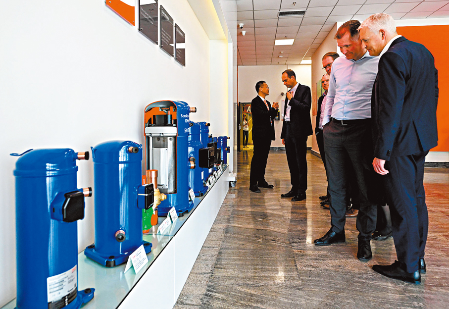 ●全球知名的能源效率解決方案供應商丹佛斯集團在中國的全球製冷研發測試中心。 資料圖片