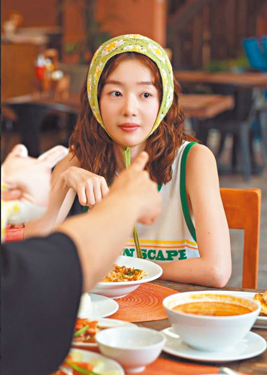 ●韓善化大讚戲中的男演員好活潑。