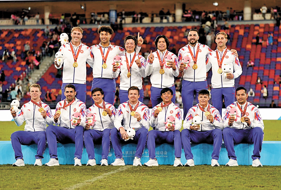 ●港男欖歷史性封王，助港隊在全運添第四金。