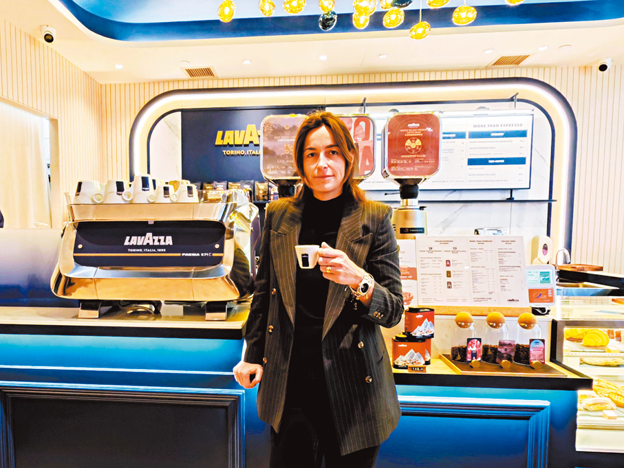 ●Allegra Armitano表示，香港的咖啡消費潛力巨大，人均咖啡消費量高於上海。 香港文匯報記者黃安琪  攝