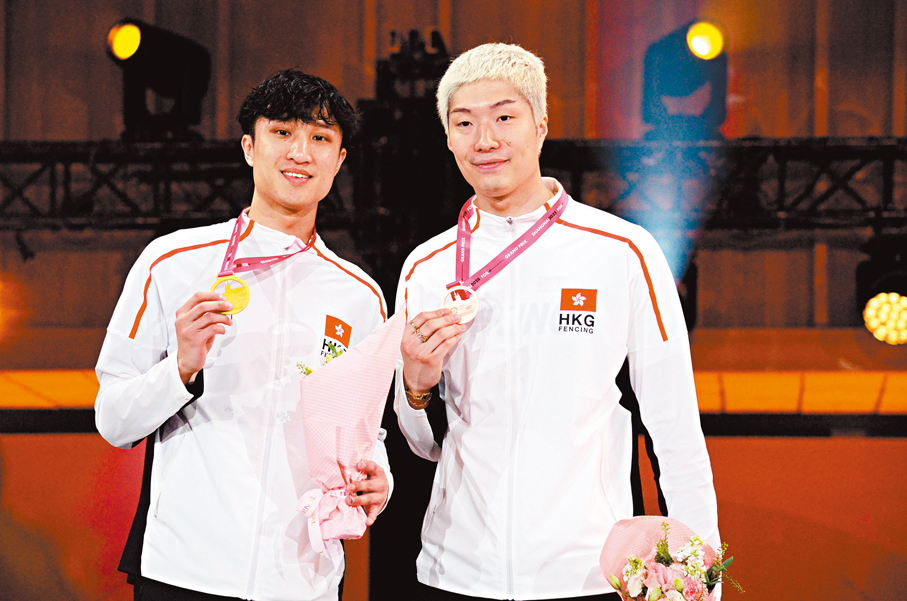 ●張家朗和蔡俊彥將於今日登場。資料圖片