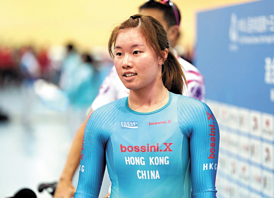 ●童森高興可藉全運會向高手學習。香港文匯報記者郭正謙  攝