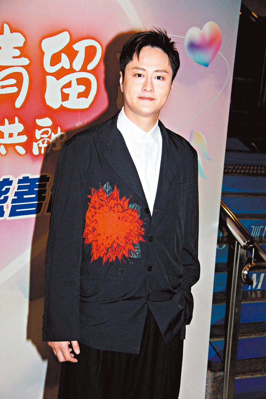 ●謝東閔早前拍攝馬來西亞賀歲片。 香港文匯報記者達里 攝