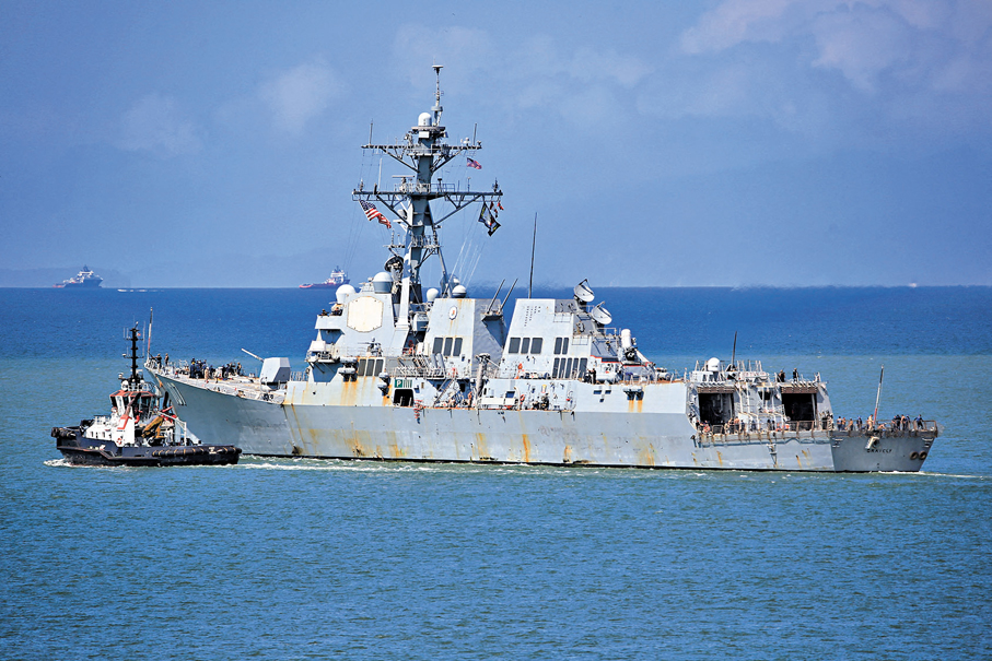 ●美軍在加勒比地區部署多艘艦艇。 資料圖片