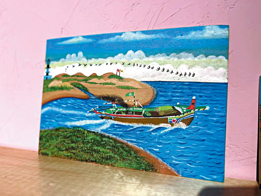 ●畫作呈現恒河三角洲不同島嶼的獨有風貌。