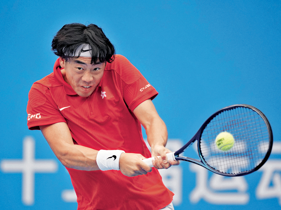 ●黃澤林晉級男單八強。  資料圖片