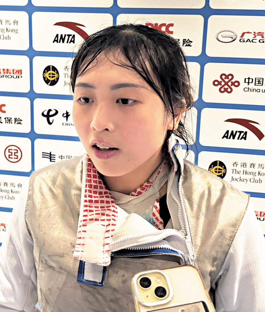 ●關渝澄期望在周四團體賽奪牌而回。 香港文匯報記者張發兒  攝