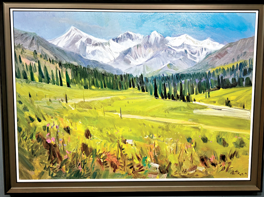 ●范迪安《天山風光》