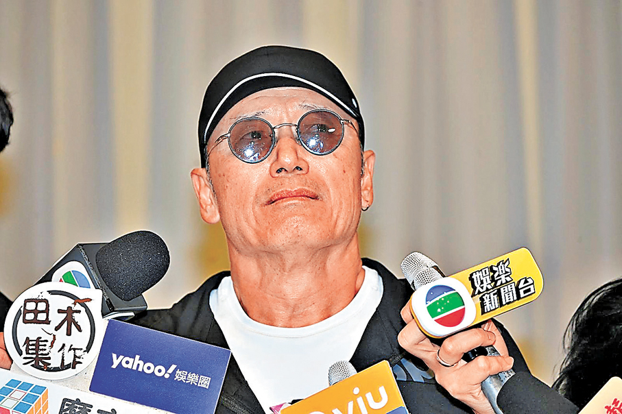 ●苗僑偉談及故友一度流下男兒淚。  香港文匯報記者阿祖 攝