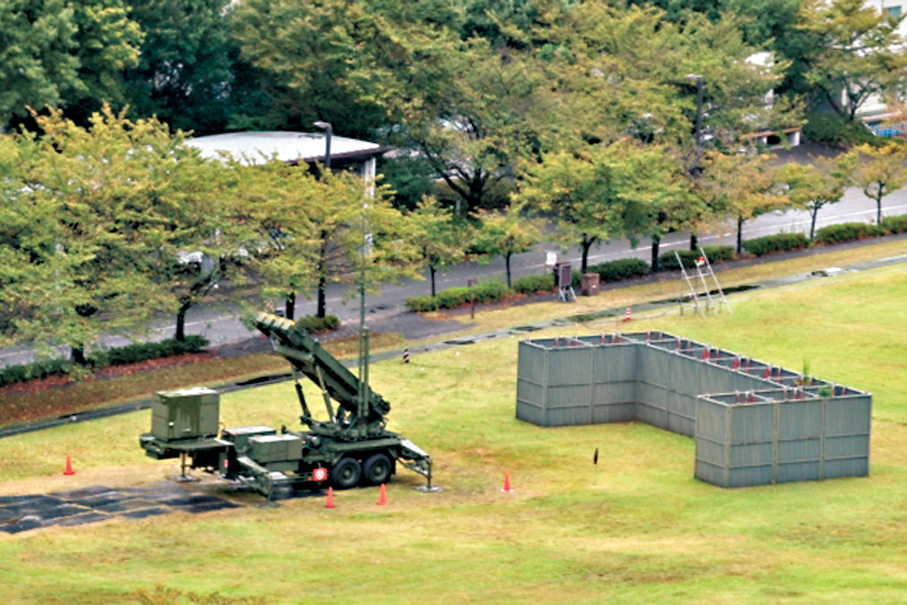 ●日本生產「愛國者」防空導彈。 資料圖片
