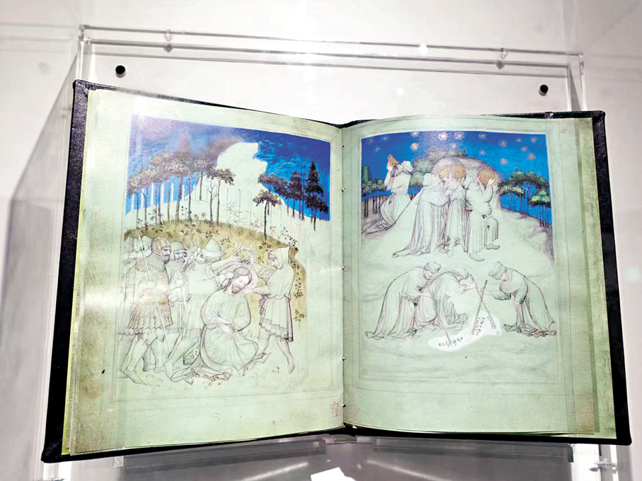 ●約1410-1420年的《曼德維爾遊記》限量復刻版。