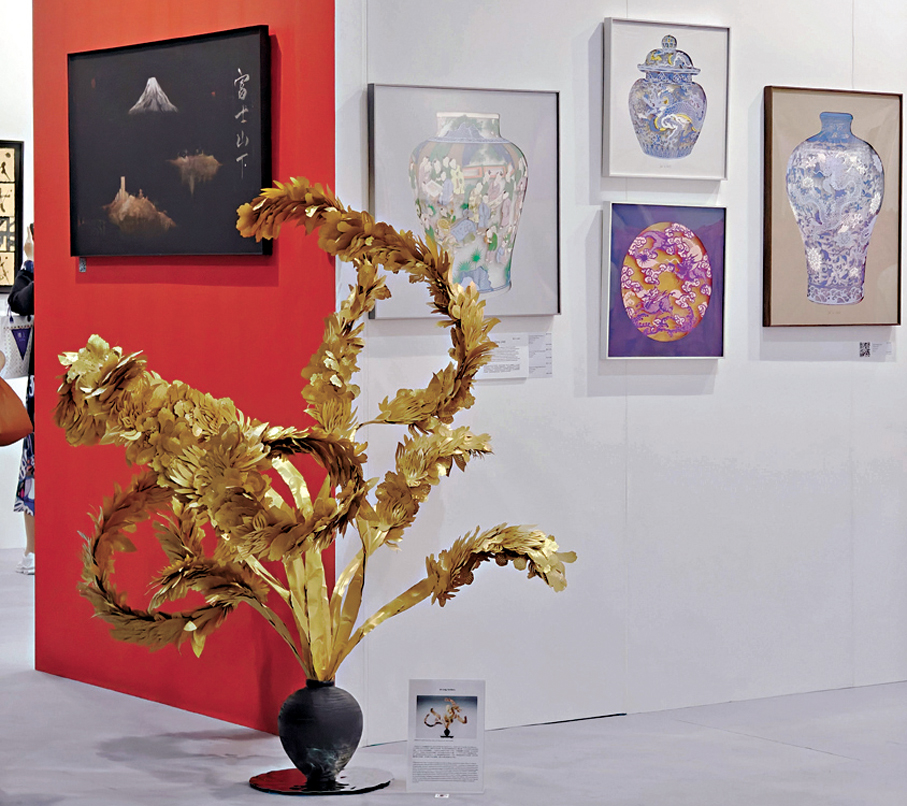 ●《夢瓶生花》於今年Art Central期間展出。 受訪者供圖