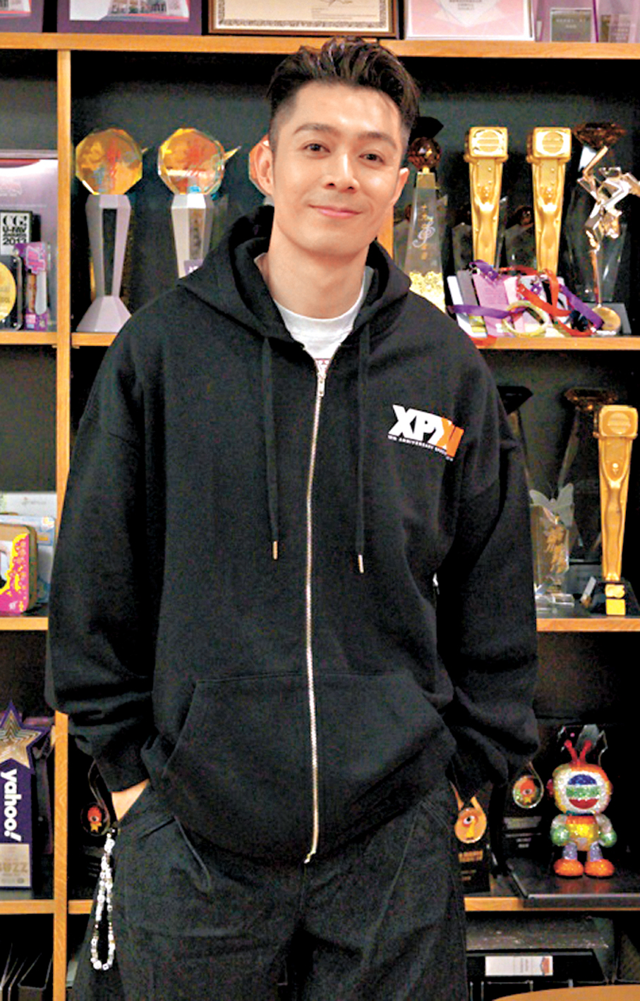 ●周柏豪擅長籃球運動，曾入選香港青年代表隊。 香港文匯報記者孫嘉蔚 攝