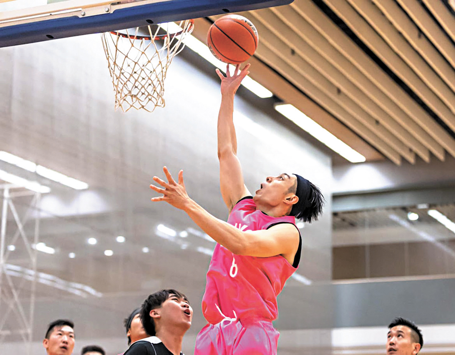 ●打籃球為柏豪帶來極大的成功感。  受訪者供圖
