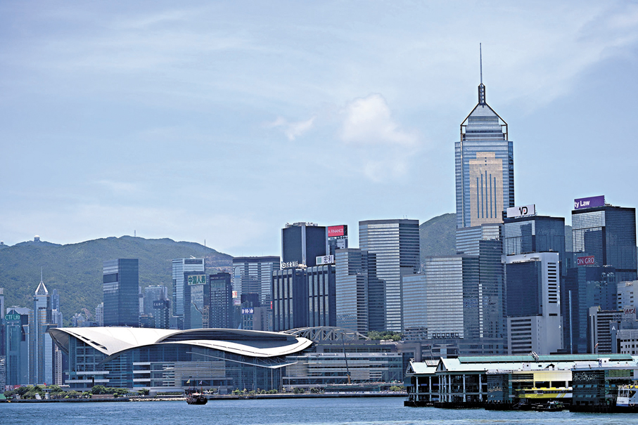 ●CIPS與香港合作關係密切，CIPS港元業務自2021年9月開始試運行。圖為灣仔一帶。 資料圖片