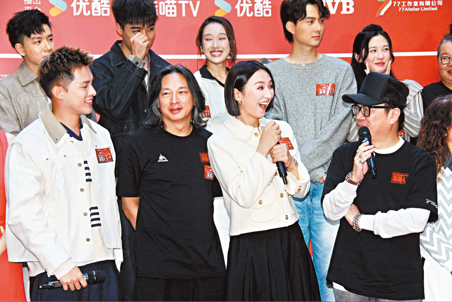 ●鍾澍佳想推出「許詩晴」外傳，高海寧聞言既開心又驚訝。  香港文匯報記者達里  攝