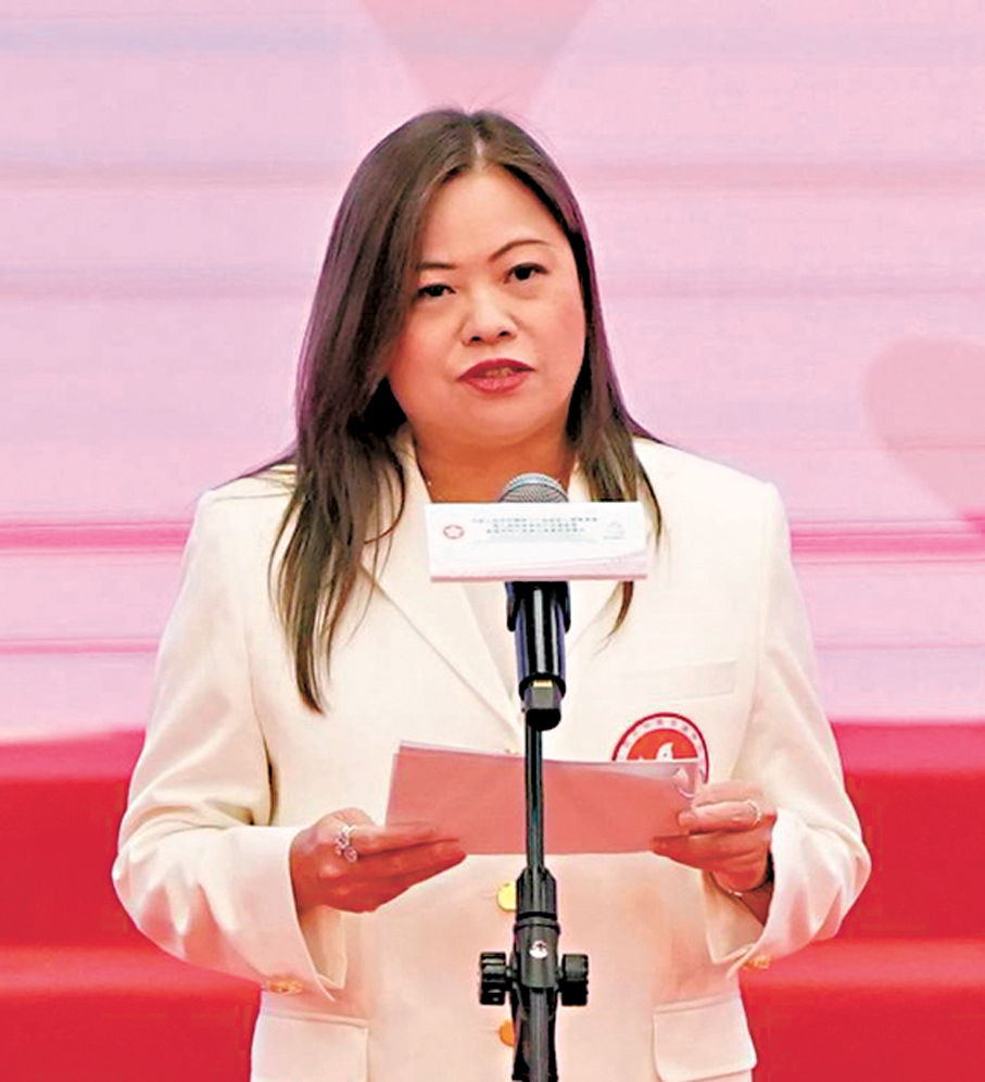 ●羅淑佩致辭。