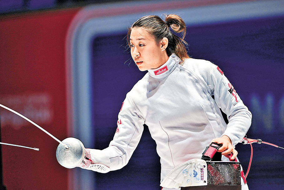 ●佘繕妡獲發獎學金。  港協暨奧委會圖片