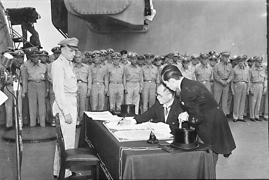 ●加瀨俊一曾任戰時外交官，並出席過日本投降簽字儀式。資料圖片