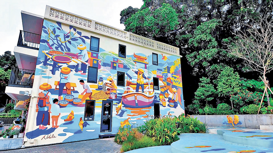 ●「馬灣1868」成為近年熱門打卡地。