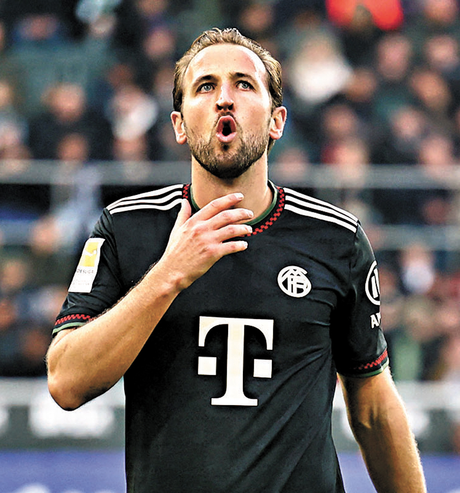 ●哈利卡尼面對穩健的阿仙奴防線難有甜頭。  資料圖片