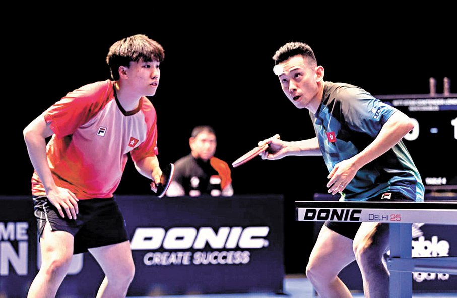 ●「黃陳配」自去年10月合作以來屢創佳績。 WTT世界乒聯微博圖片