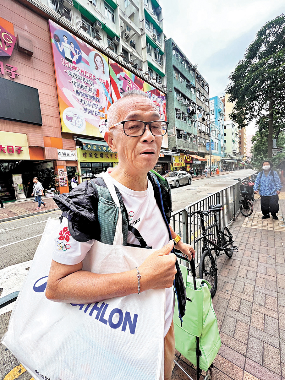 ●梁先生。香港文匯報記者李芷珊 攝