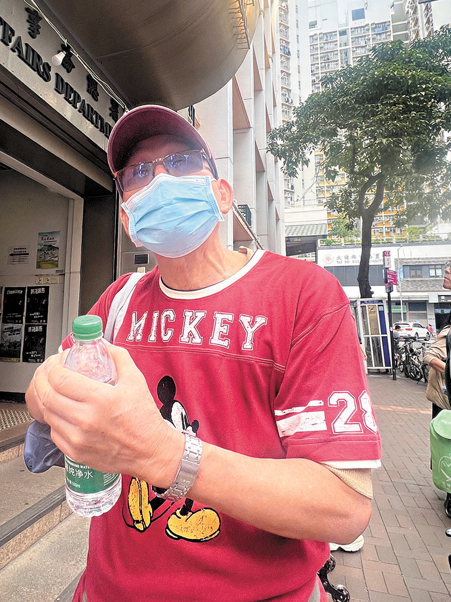 ●劉先生。香港文匯報記者李芷珊 攝