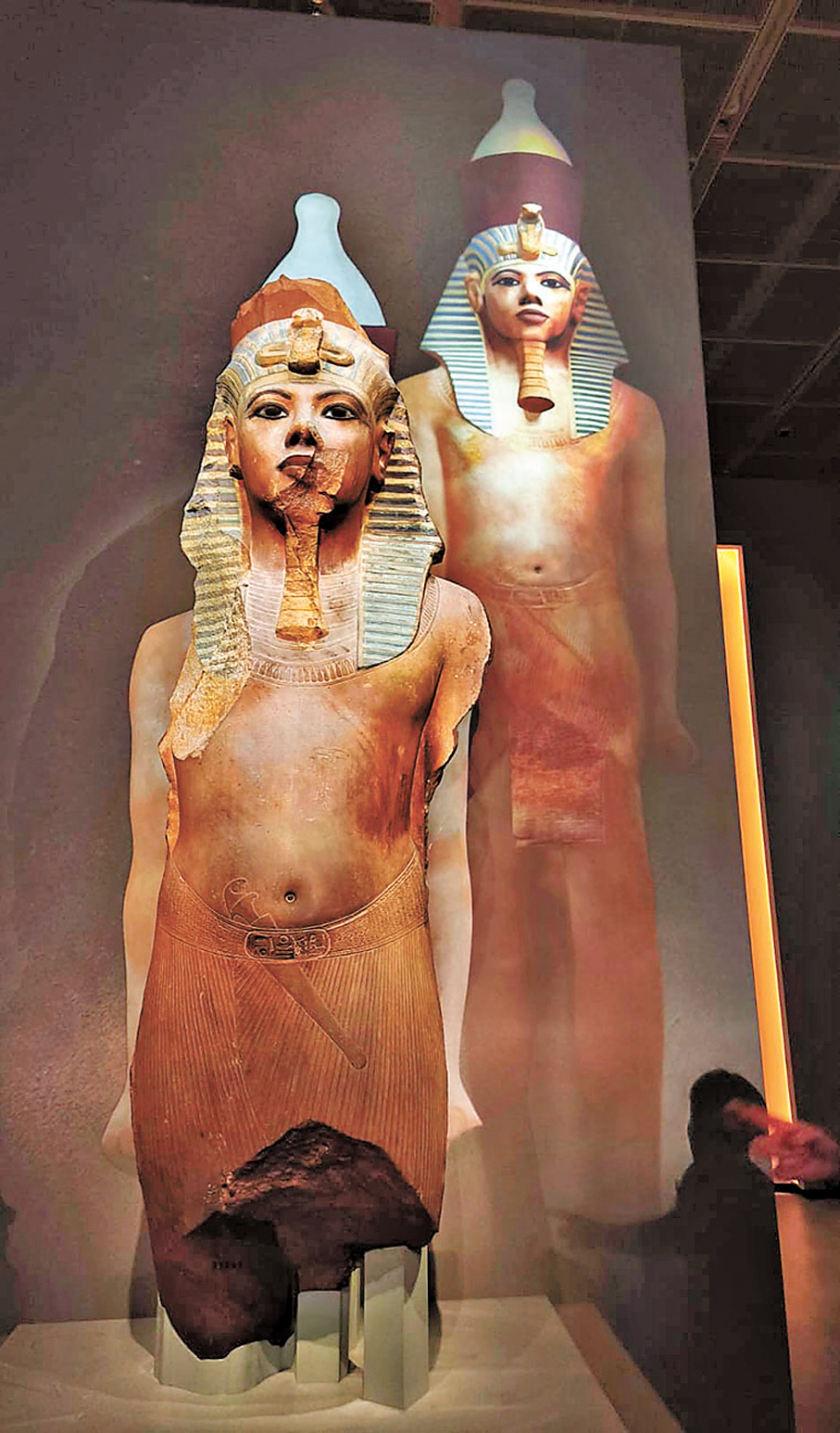 ●圖坦卡門像。 作者供圖