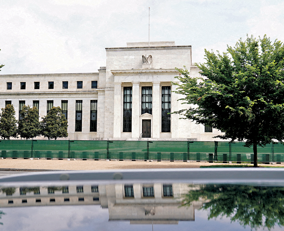 ●美聯儲主席將更替的消息持續傳出。圖為美聯儲大樓。 路透社