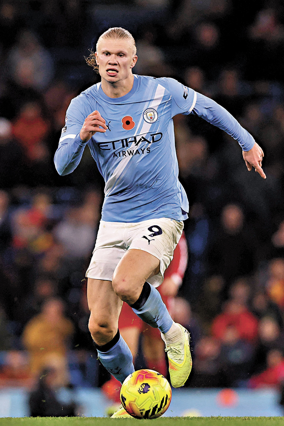 ●曼城仍要依賴夏蘭特爭取入球。  資料圖片