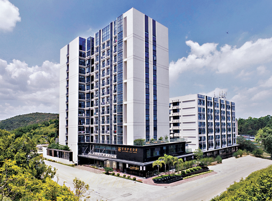 ●祈福護老公寓向香港受災長者免費提供10個公寓雙人房床位。 香港文匯報廣東傳真