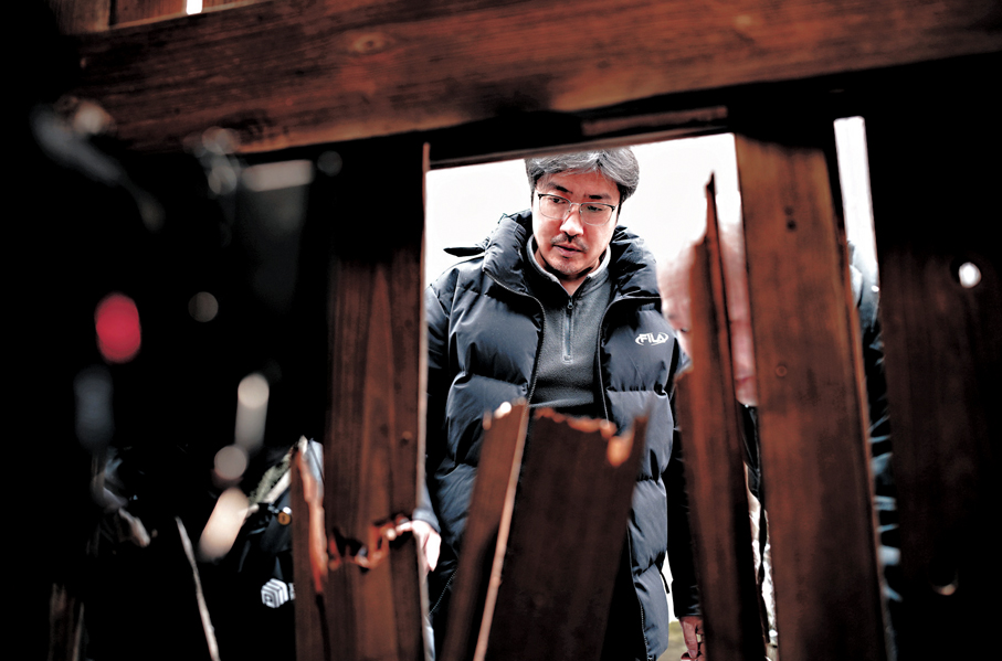 ●劉強花心思將導演想要的凋敝感呈現出來。  受訪者供圖