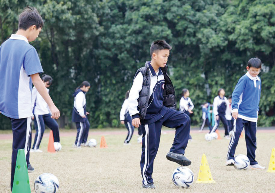 ●五育並舉，讓學生在體育運動中找到歡樂，找到適合自己的路。 （新華社）