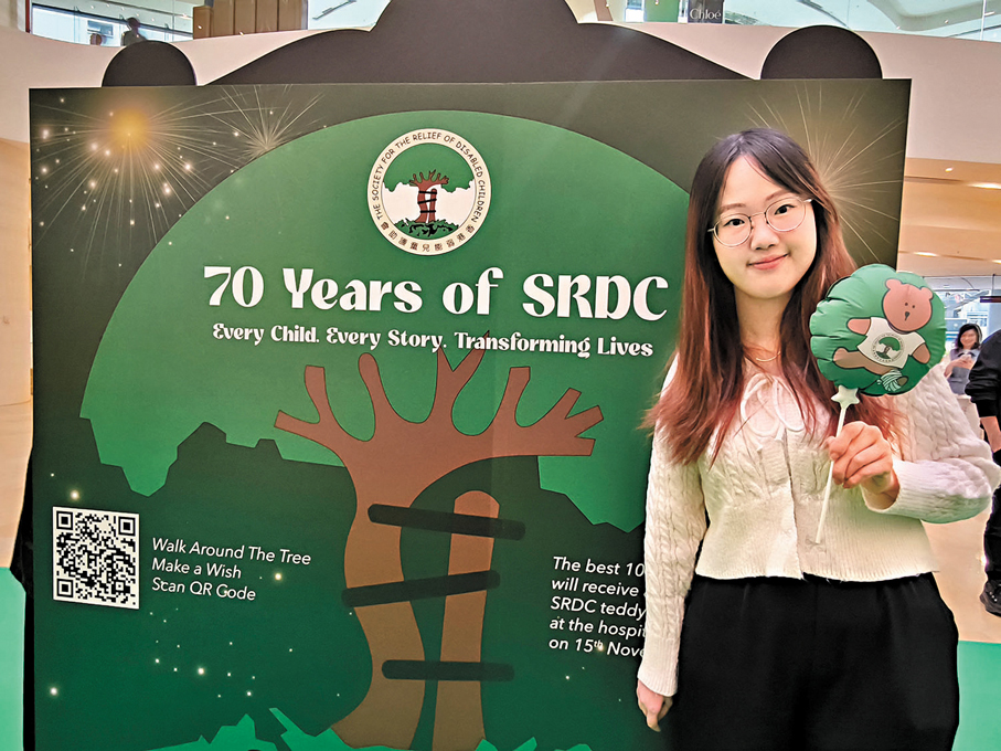 ●王愉程以樂觀心態迎戰殘特奧會。香港文匯報記者張景光  攝