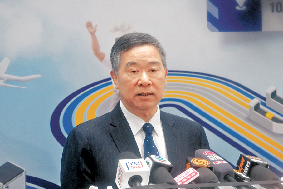 ●機場保安有限公司行政總裁張德強。香港文匯報記者涂穴  攝