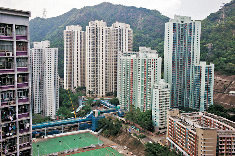 ●圖為慈雲山一帶住宅。 資料圖片