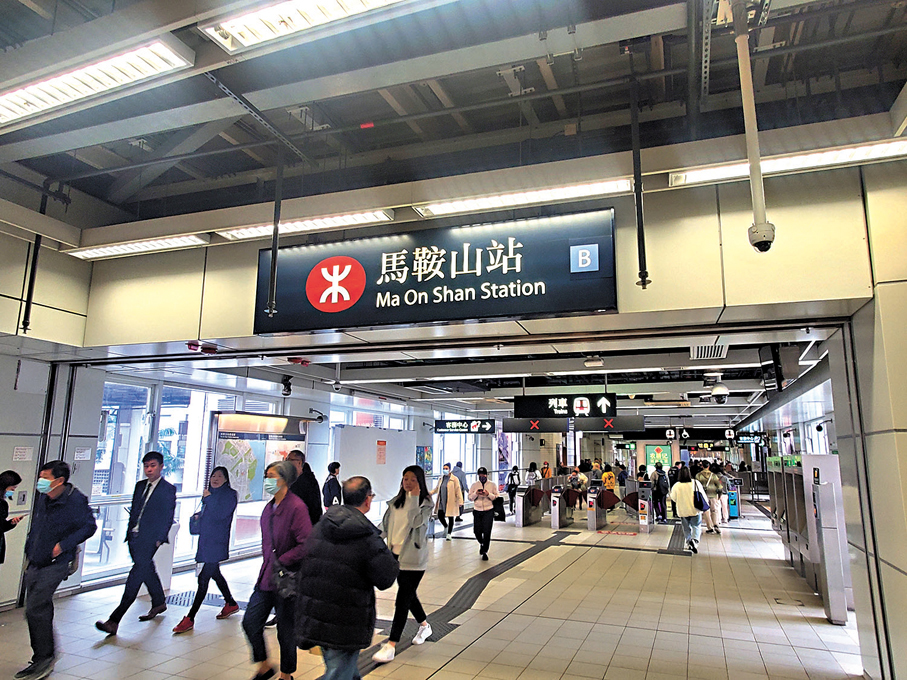 ●候選人建議屯馬線馬鞍山段增加更多出入口。   資料圖片