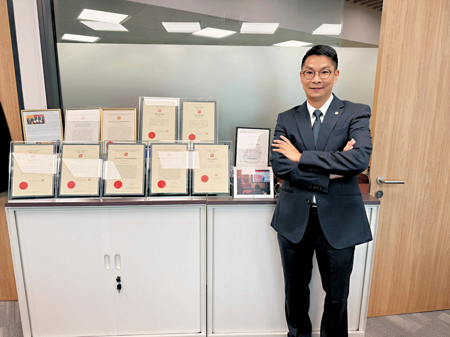 ●謝樂謙認為，香港團隊獲獎有助開闢與內地臨床工程深度交流新渠道。 記者黎梓田  攝