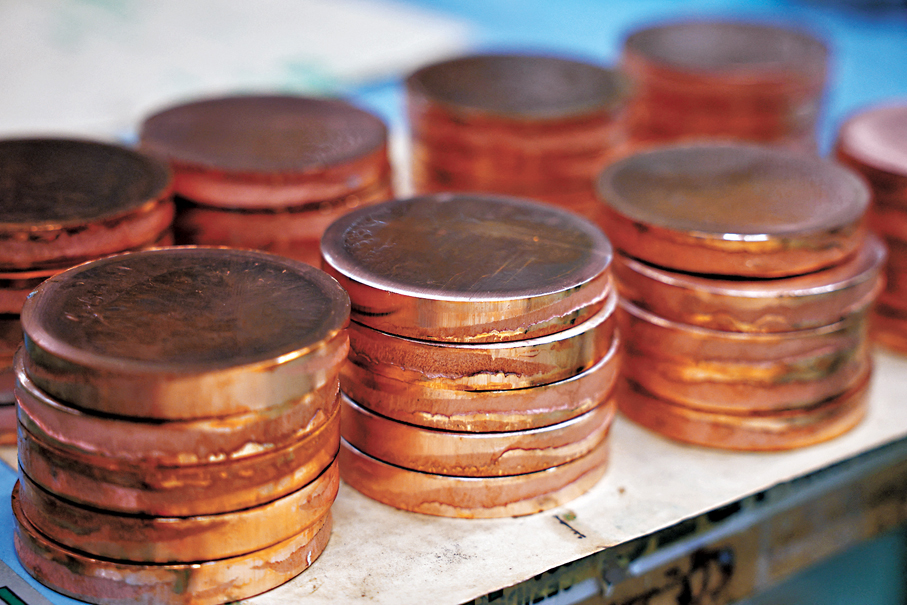 ●銅價上周一度觸及歷史新高。 路透社